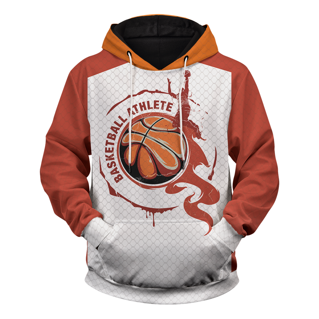 Customized Basketball Athlete Unisex Pullover Hoodie