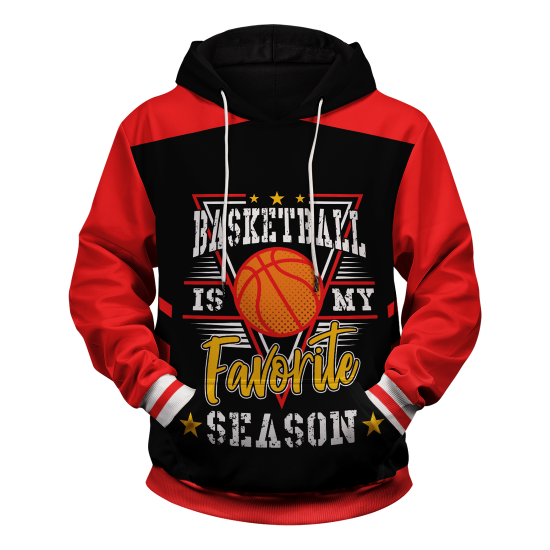 Customized Basketball is My Season Unisex Pullover Hoodie