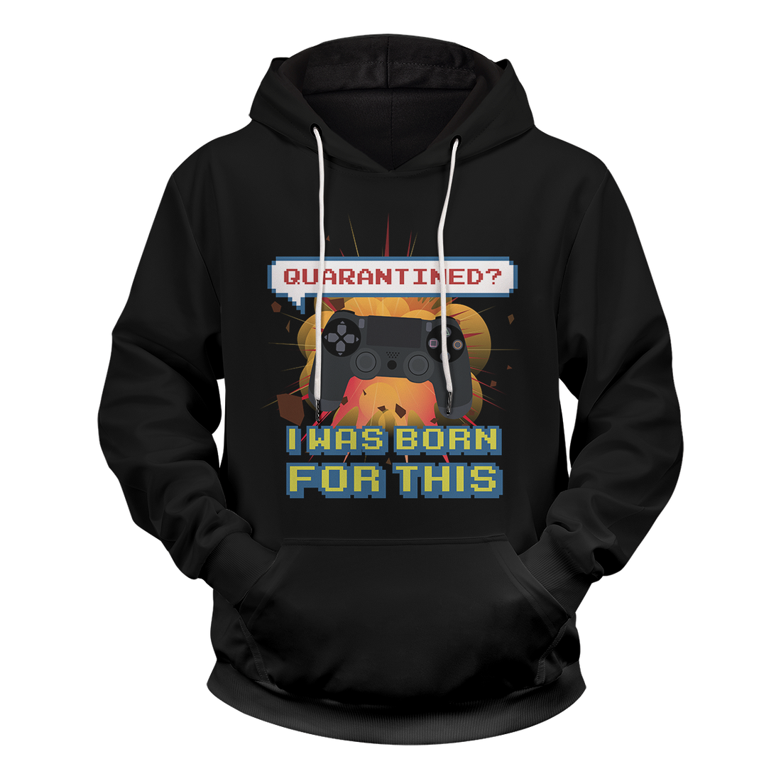 Customized Born For This Unisex Pullover Hoodie