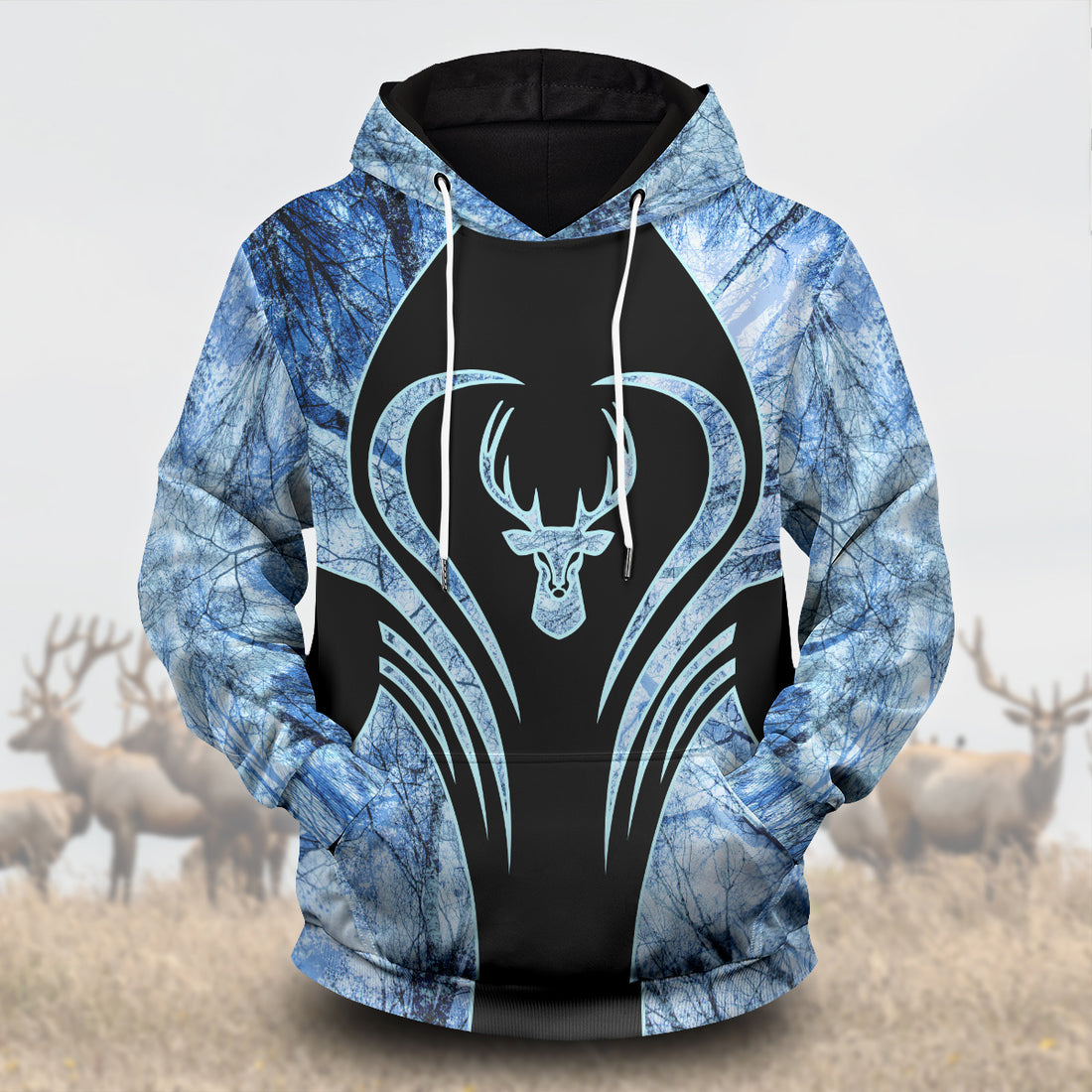 Deer Hunting Unisex Pullover Hoodie