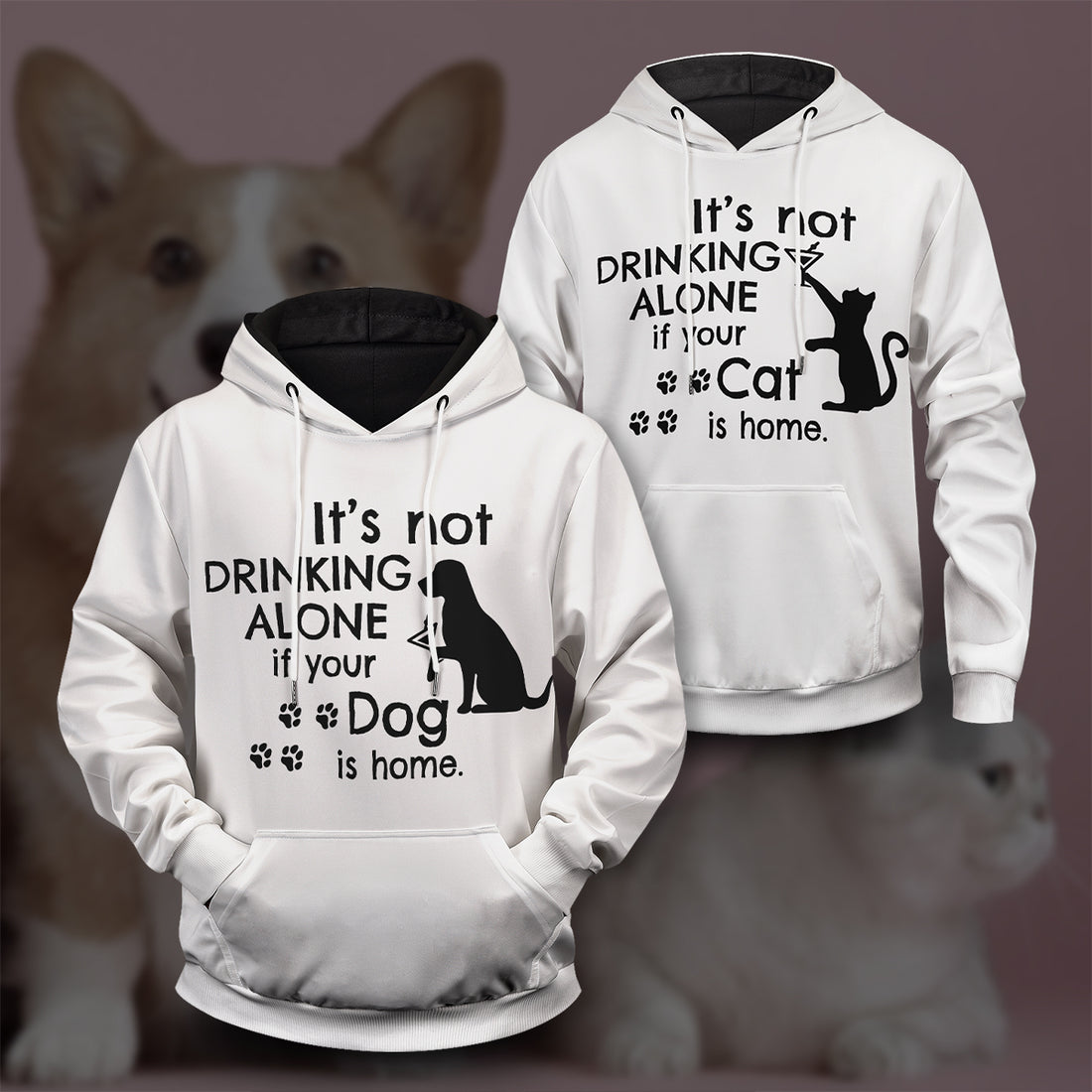 Don't Drink Alone Unisex Pullover Hoodie