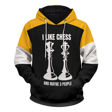 I Like Chess Unisex Pullover Hoodie