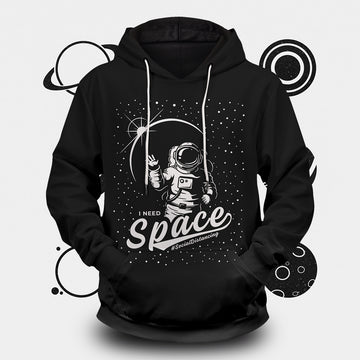 I Need Space Unisex Pullover Hoodie