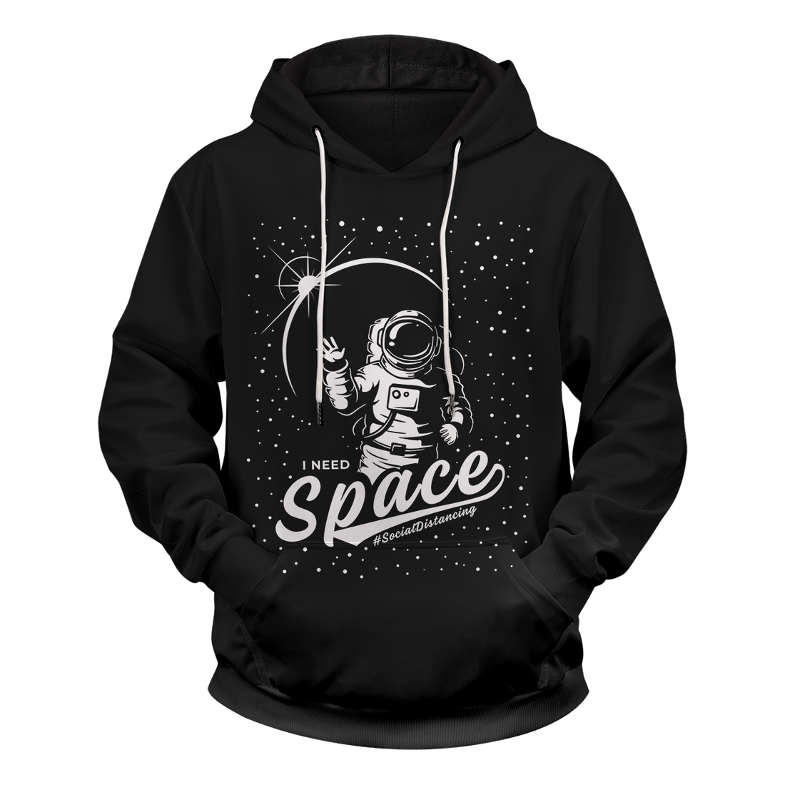 I Need Space Unisex Pullover Hoodie