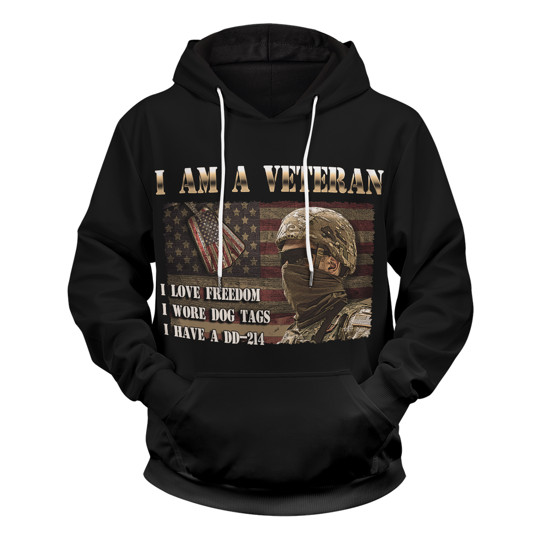 I am veteran Unisex Pullover Hoodie