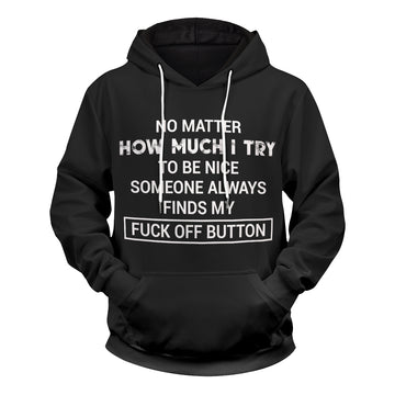 I try to be nice Unisex Pullover Hoodie