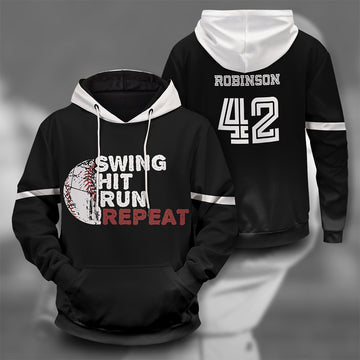 Customized Let's Play Baseball Unisex Pullover Hoodie