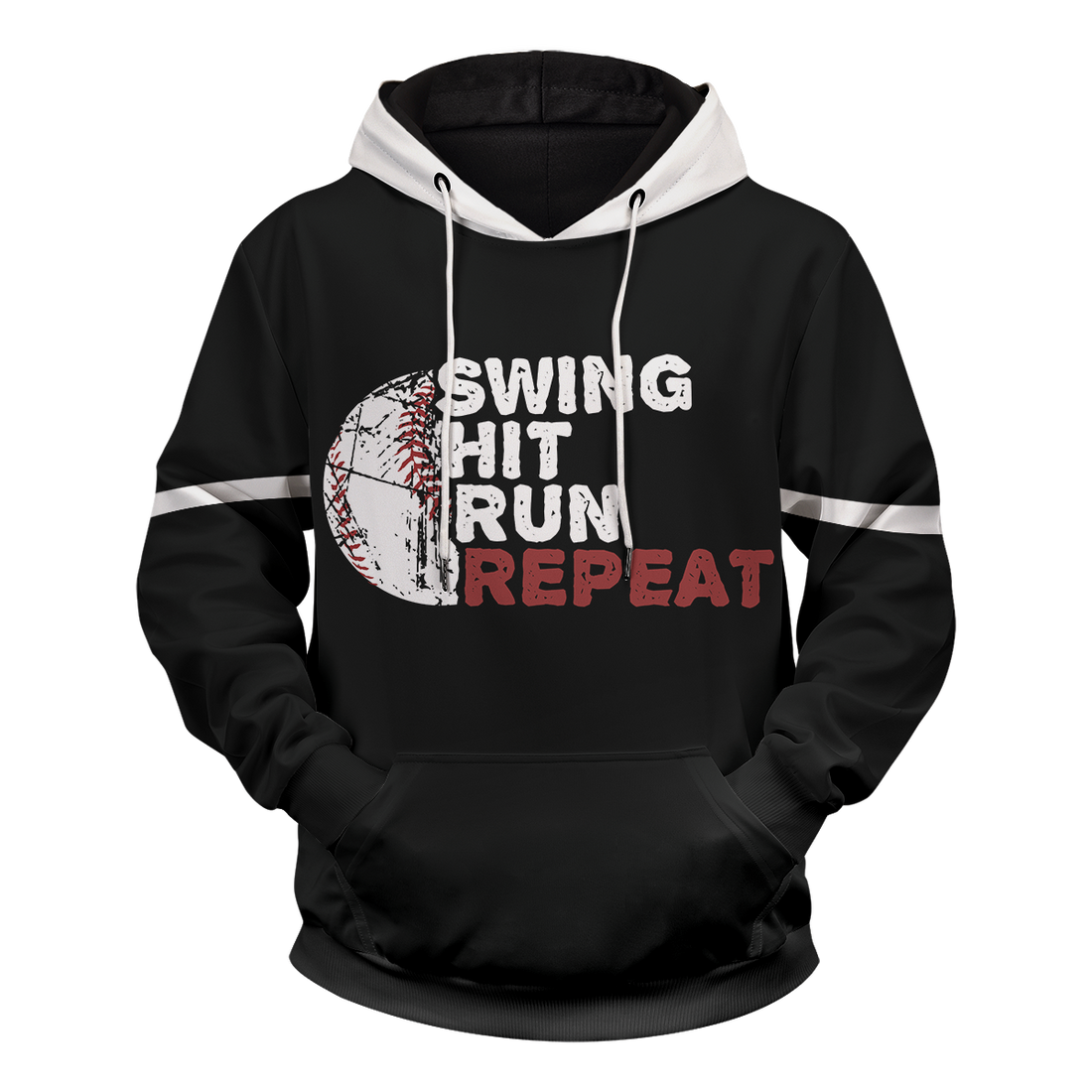 Customized Let's Play Baseball Unisex Pullover Hoodie