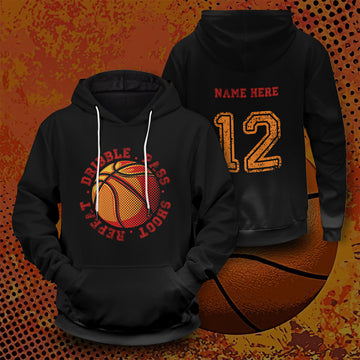 Customized Let's Play Basketball Unisex Pullover Hoodie