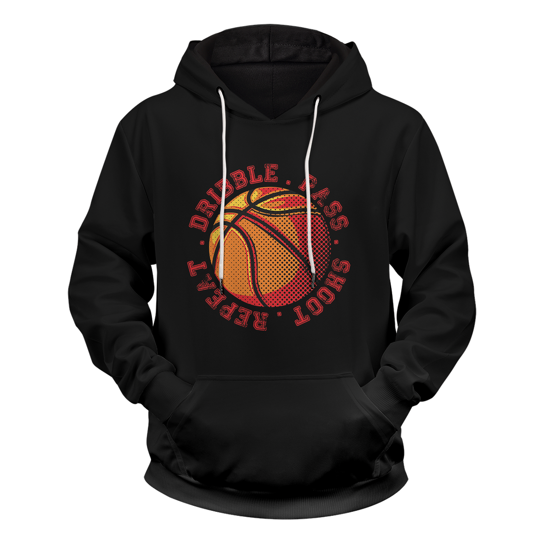 Customized Let's Play Basketball Unisex Pullover Hoodie