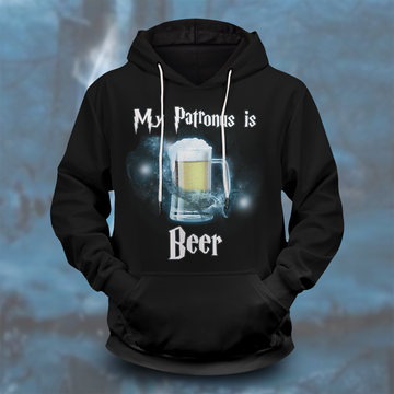 My Patronus is Beer Unisex Pullover Hoodie