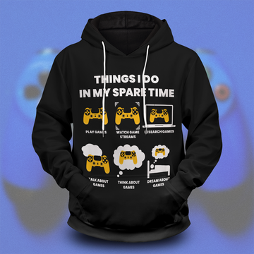 My Spare Time Unisex Pullover Hoodie