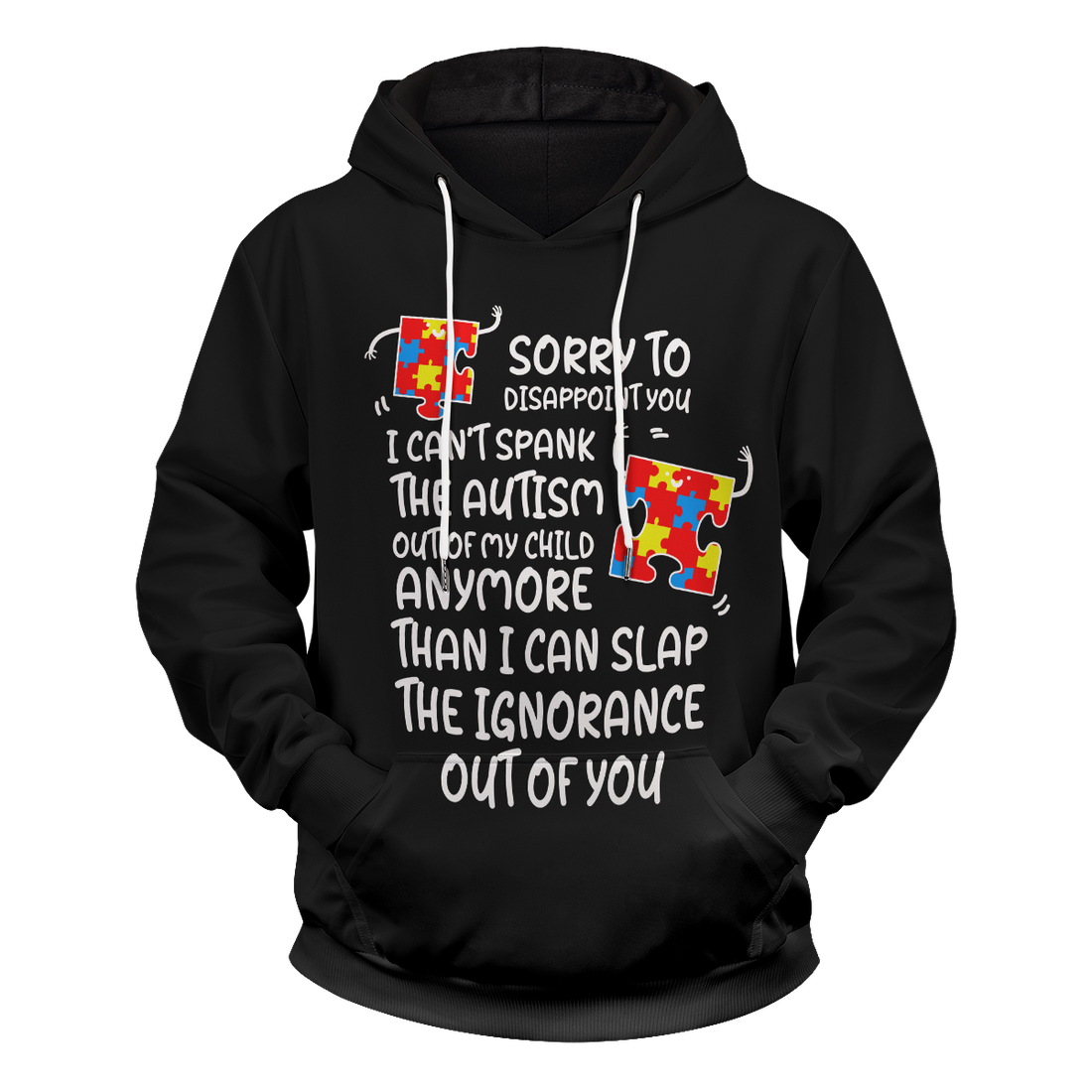 Slap the ignorance out Unisex Pullover Hoodie