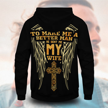 Thank God for my Wife Unisex Pullover Hoodie