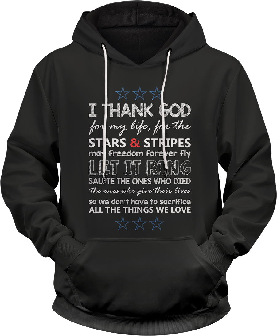 Thank You July 4th Unisex Pullover Hoodie