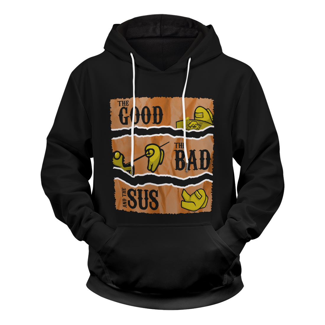 The Good The Bad and The Sus Unisex Pullover Hoodie