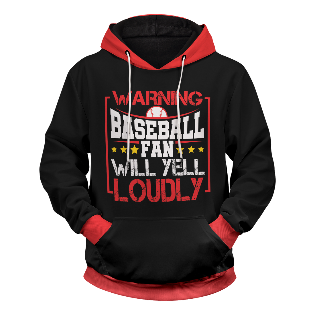 Warning Sports Fan Unisex Pullover Hoodie