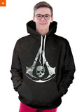 Fandomaniax - Assassins Creed 4 Unisex Pullover Hoodie