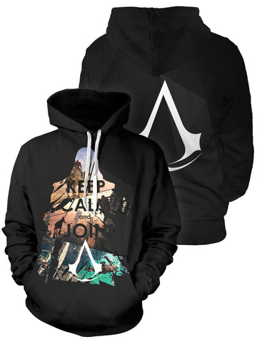 Fandomaniax - Assassins Creed Quote 1 Unisex Pullover Hoodie