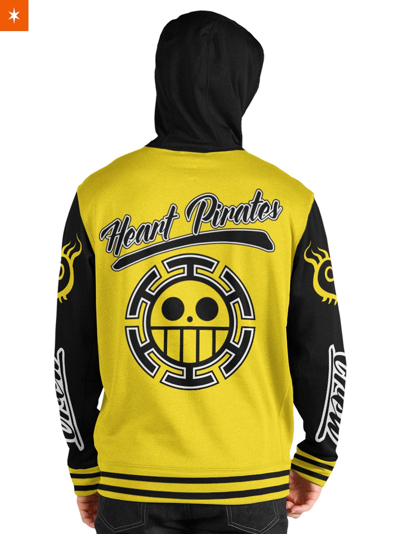 Fandomaniax - Heart Pirates Jersey Unisex Pullover Hoodie