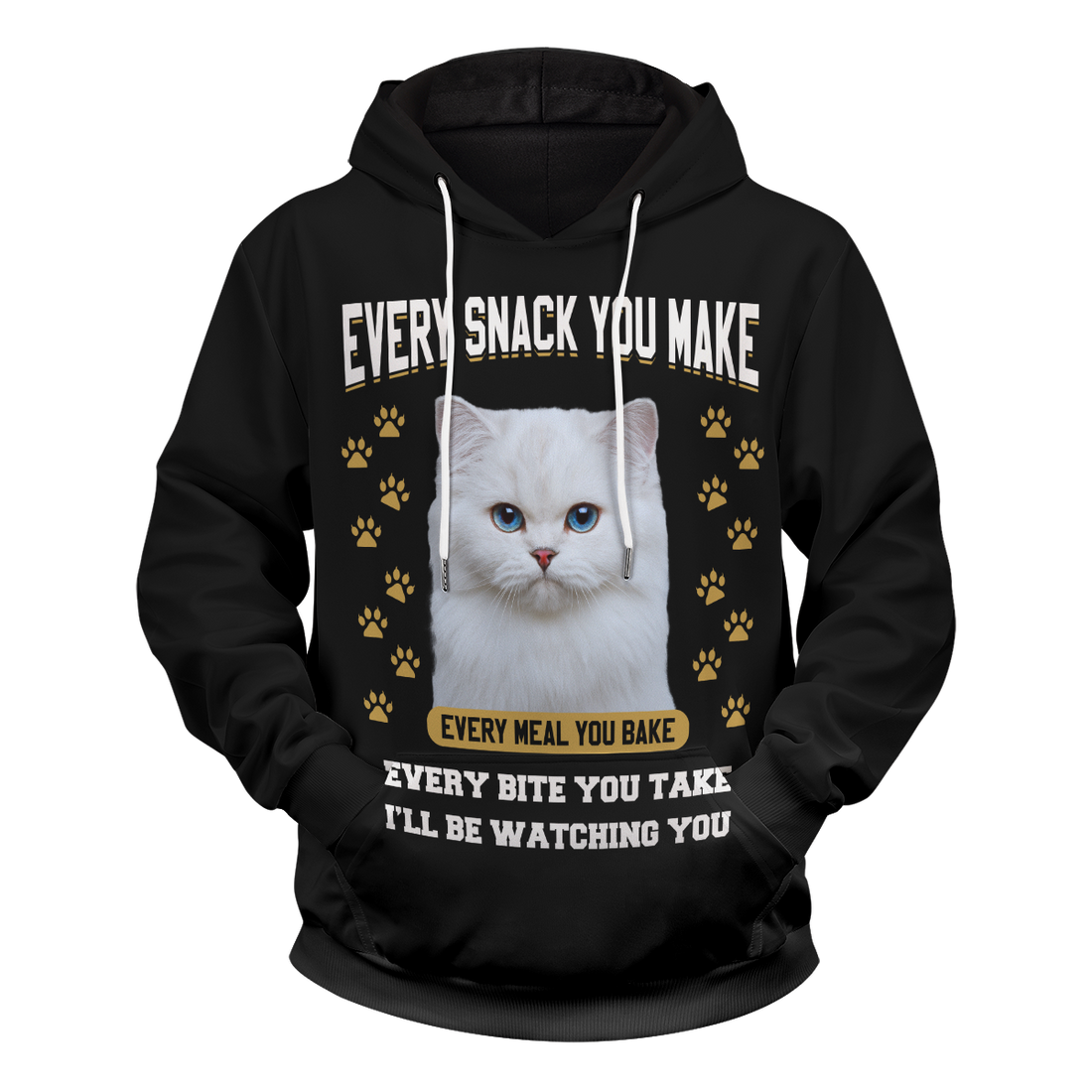 Customized I'll be watching you Unisex Pullover Hoodie