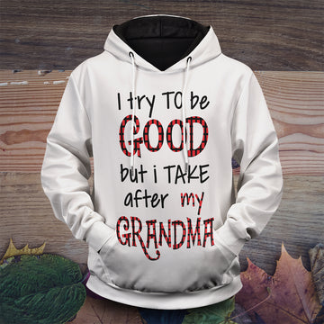 Customized I try to be good Unisex Pullover Hoodie