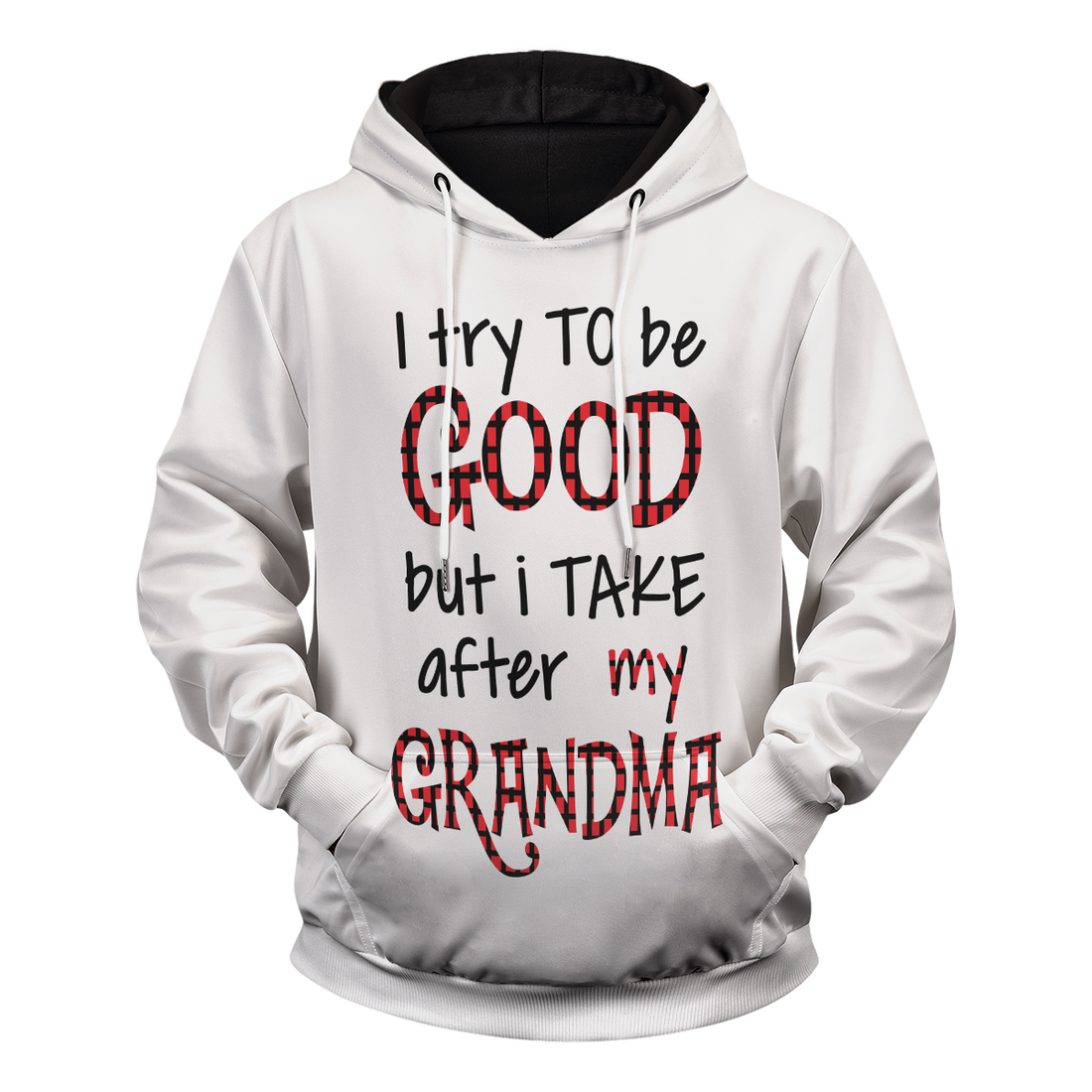 Customized I try to be good Unisex Pullover Hoodie