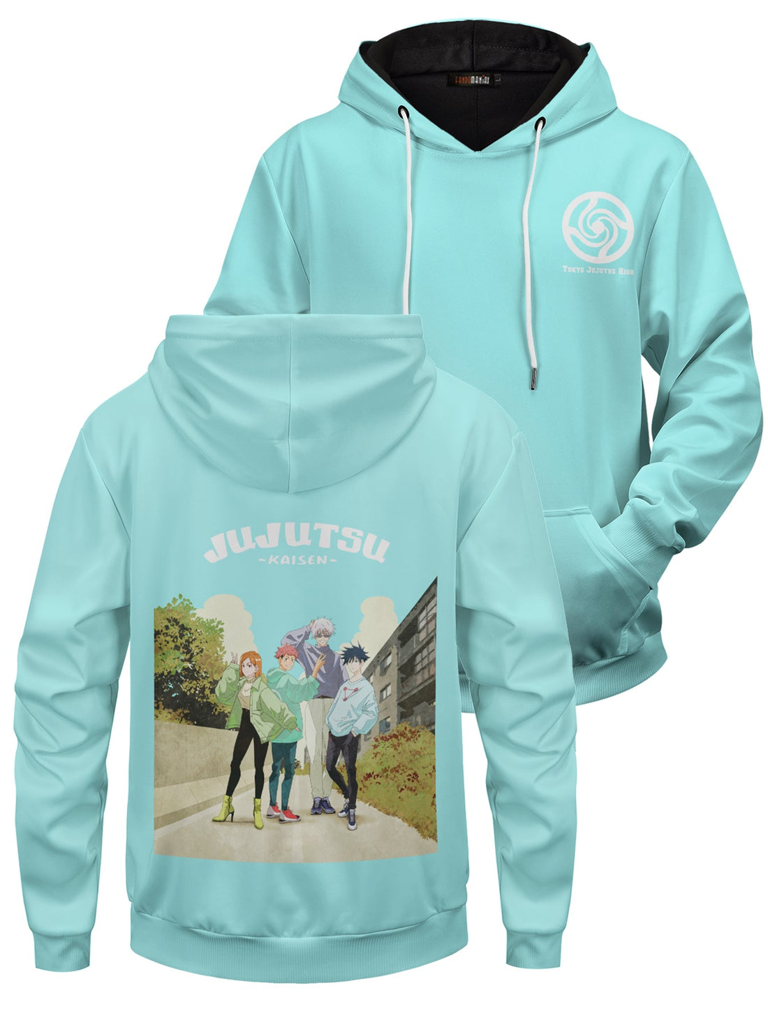 Fandomaniax - JJK Pastel Unisex Pullover Hoodie