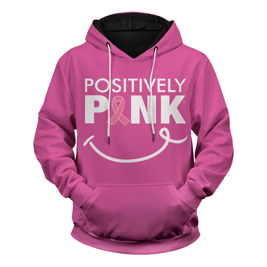 Positively Pink Unisex Pullover Hoodie