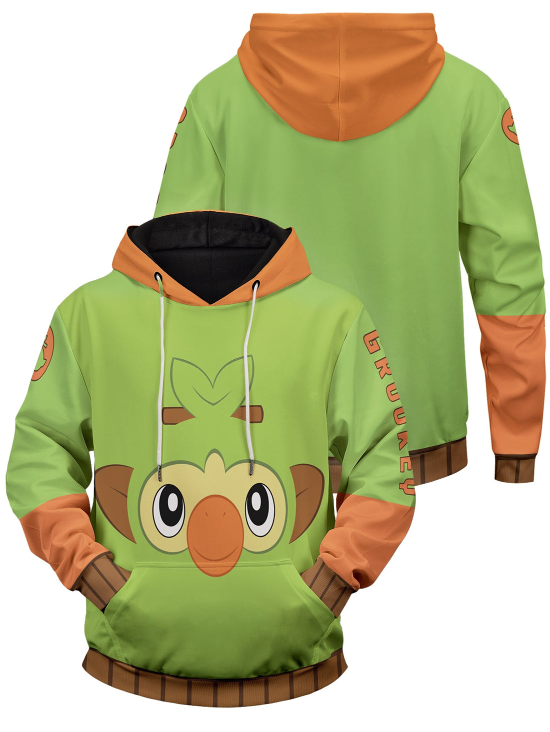 Fandomaniax - Starter Grookey Unisex Pullover Hoodie