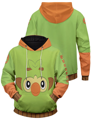 Fandomaniax - Starter Grookey Unisex Pullover Hoodie