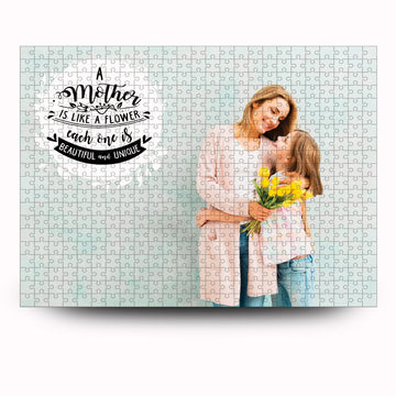 Customized Mother's Flower Puzzle