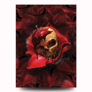 Skull in Red Puzzle