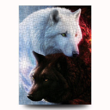 Yin Yang Fire and Ice Puzzle