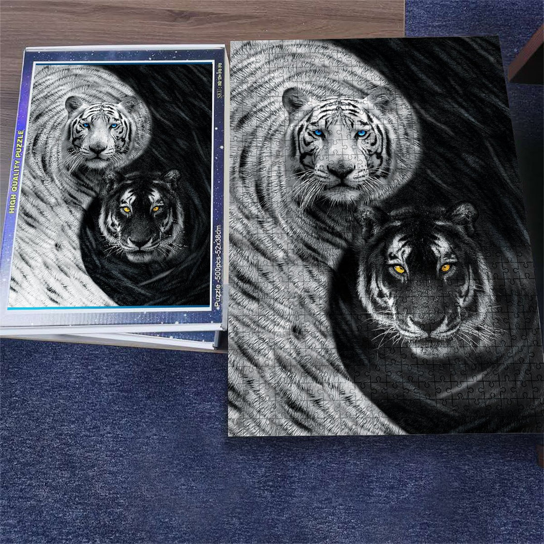 Yin Yang Tiger Puzzle