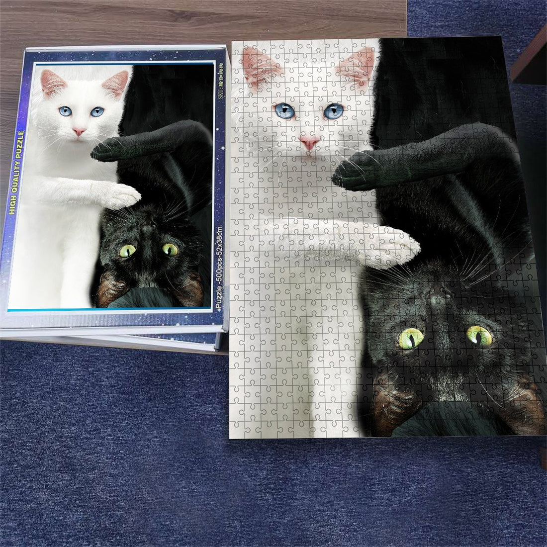 Yin Yang Cats Puzzle