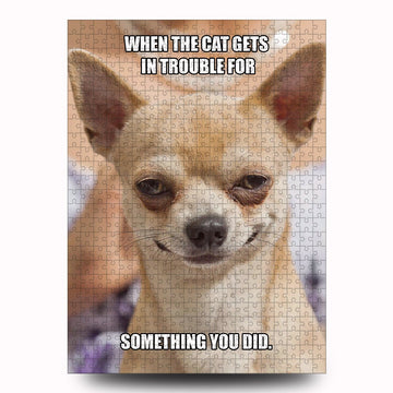 Customized Your Dog's Meme Puzzle