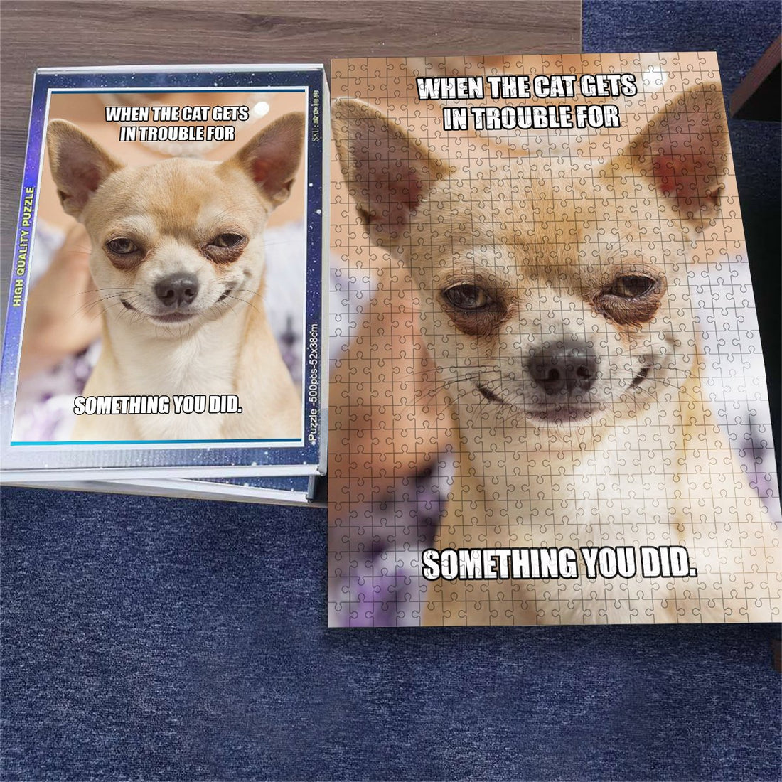 Customized Your Dog's Meme Puzzle