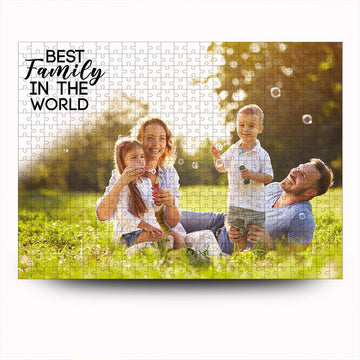 Customized Best Family in the world Puzzle