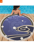 Fandomaniax - Ayaka Season Round Beach Towel