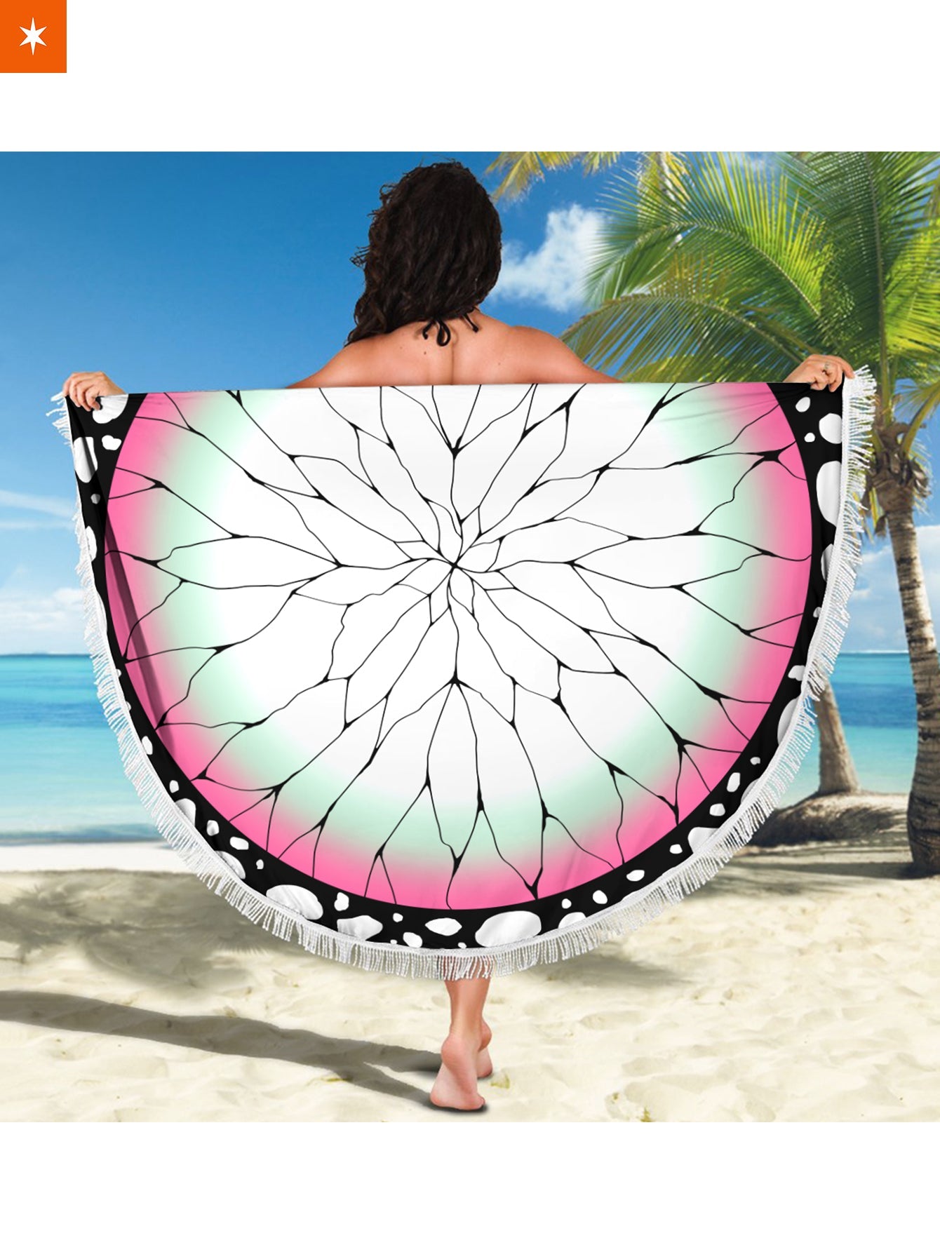 Fandomaniax - Cozy Shinobu Round Beach Towel