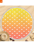 Fandomaniax - Cozy Zenitsu Round Beach Towel