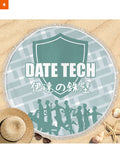 Fandomaniax - Date Tech Season Round Beach Towel