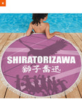 Fandomaniax - Shiratorizawa Season Round Beach Towel