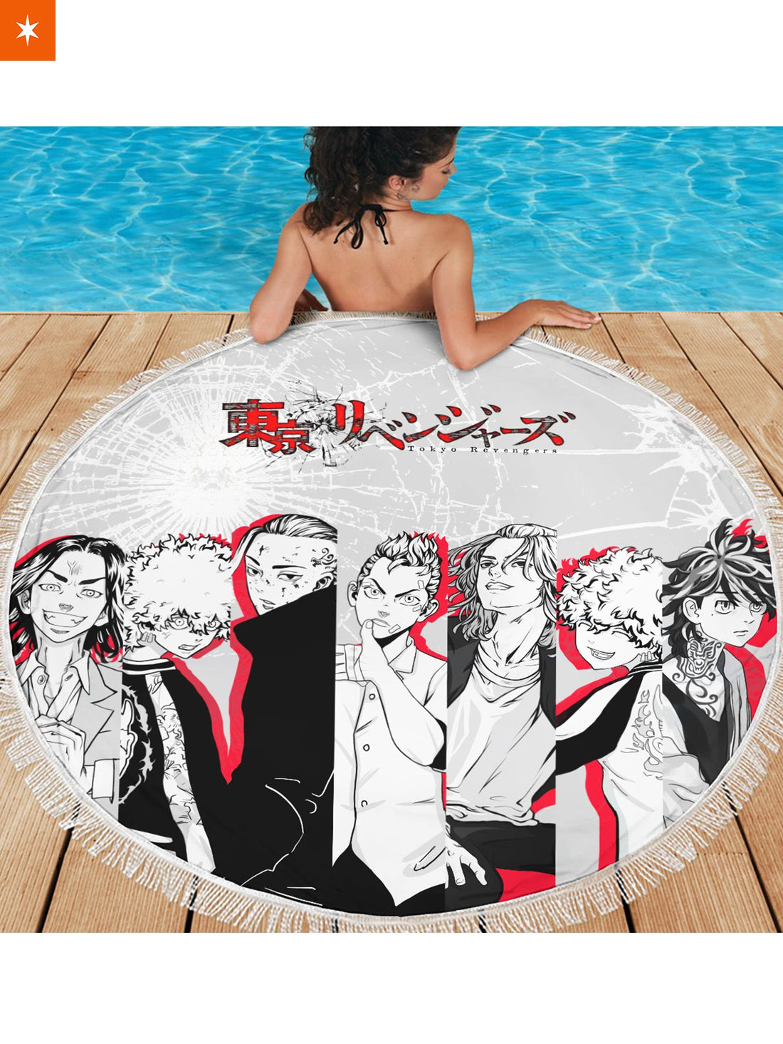 Fandomaniax - TM Gang Round Beach Towel