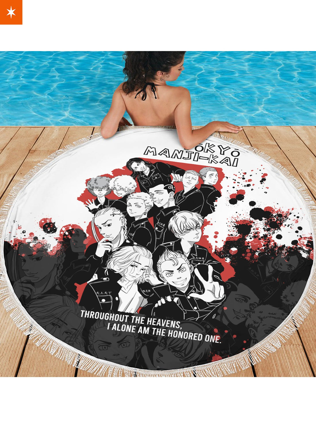 Fandomaniax - Toman Gang Round Beach Towel