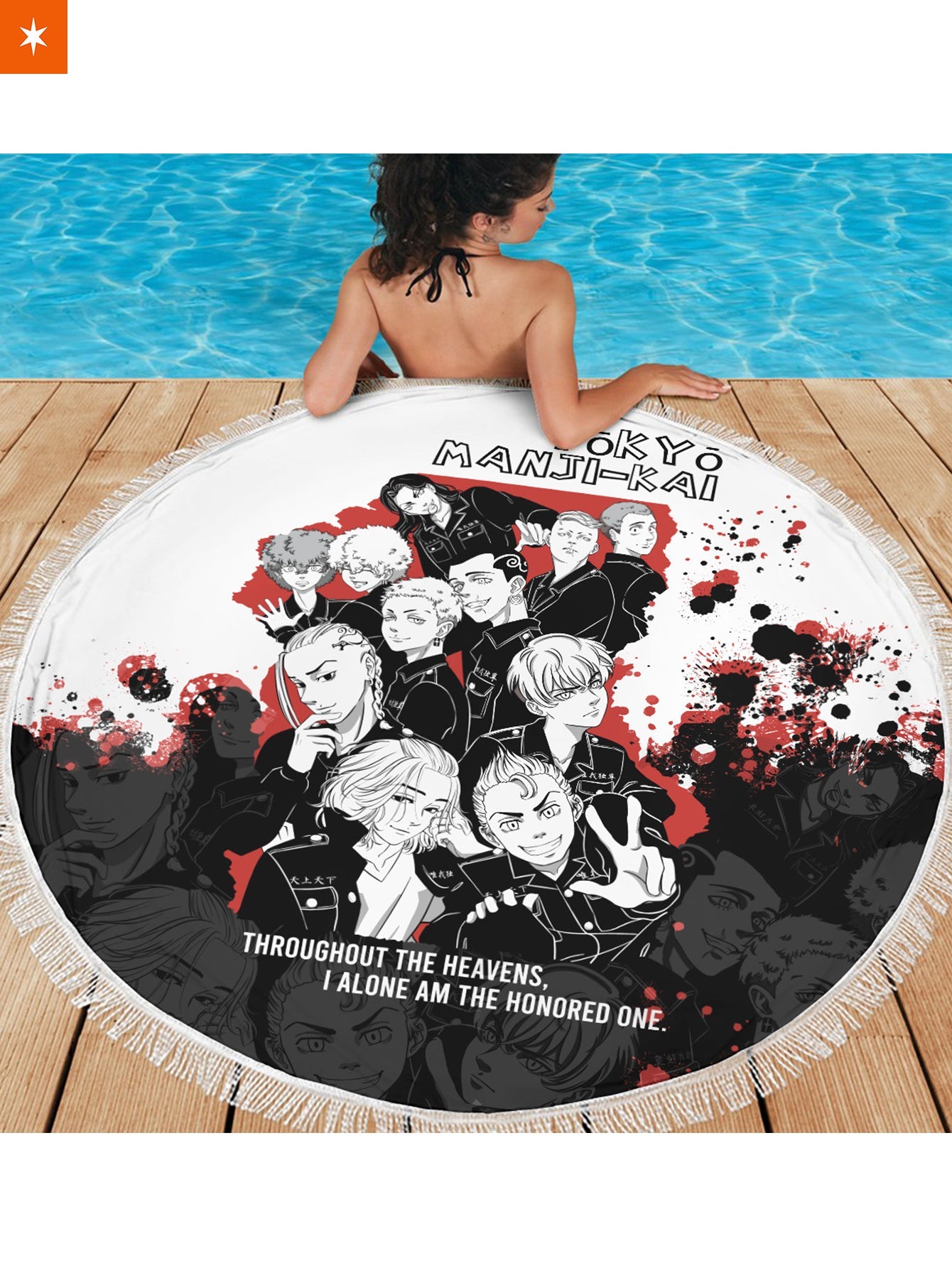 Fandomaniax - Toman Gang Round Beach Towel