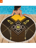 Fandomaniax - Zhongli Season Round Beach Towel