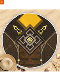 Fandomaniax - Zhongli Season Round Beach Towel