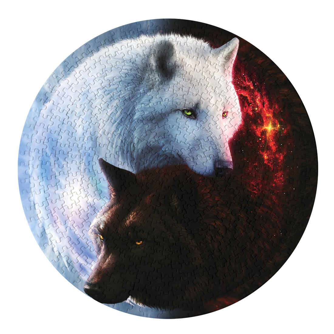 Yin Yang Fire and Ice Puzzle